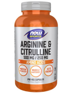 Arginine & Citrulline - 240 vcaps | NOW Foods