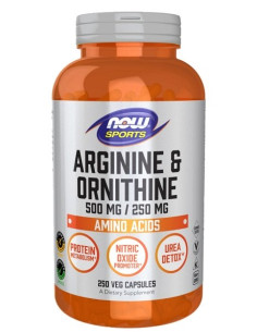 Arginine & Ornithine - 250 vcaps | NOW Foods