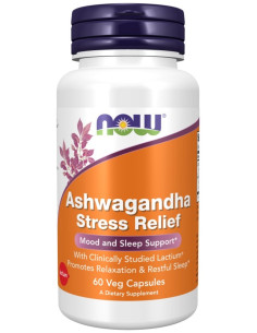 Ashwagandha Stress Relief - 60 vcaps | NOW Foods