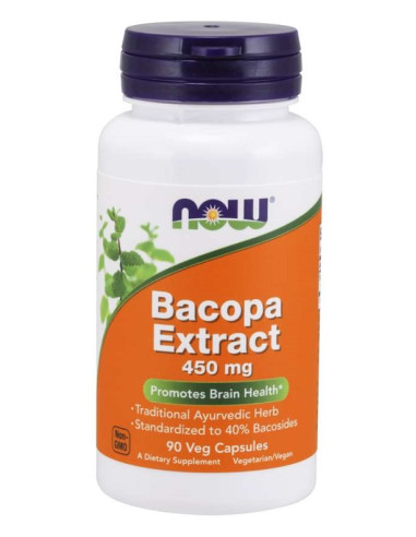 Bacopa Extract, 450mg - 90 vcaps | NOW Foods