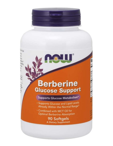 Berberine Glucose Support - 90 softgels | NOW Foods