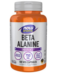 Beta-Alanine, 750mg - 120 caps | NOW Foods