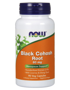 Black Cohosh Root, 80mg - 90 vcaps | NOW Foods