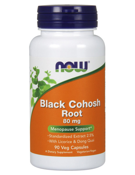 Black Cohosh Root, 80mg - 90 vcaps | NOW Foods