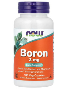 Boron, 3mg - 100 caps | NOW Foods