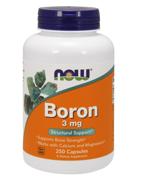Boron, 3mg - 250 caps | NOW Foods