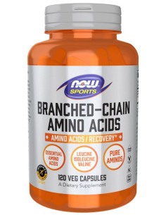 Branched-Chain Amino Acids - 120 vcaps | NOW Foods