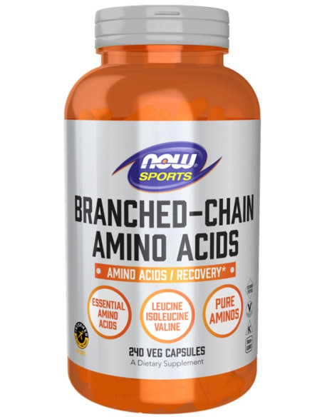 Branched-Chain Amino Acids - 240 vcaps | NOW Foods