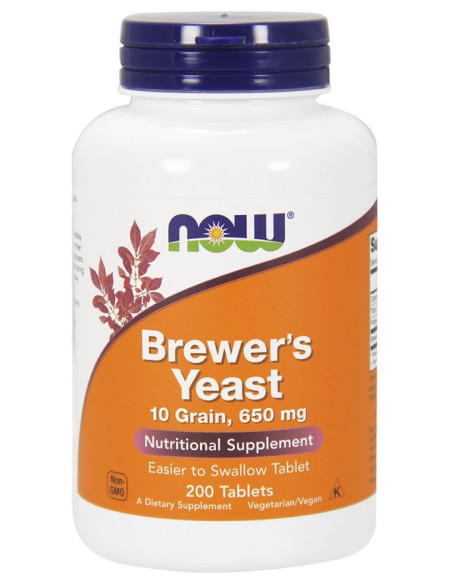 Brewer's Yeast, Tablets - 200 tablets | NOW Foods