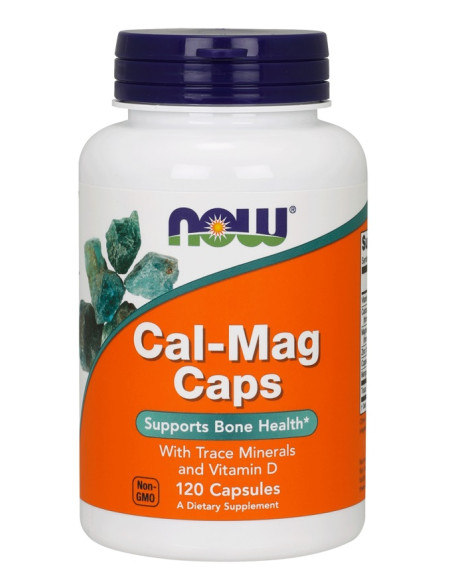Cal-Mag Caps - 120 caps | NOW Foods