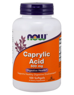 Caprylic Acid, 600mg - 100 softgels | NOW Foods
