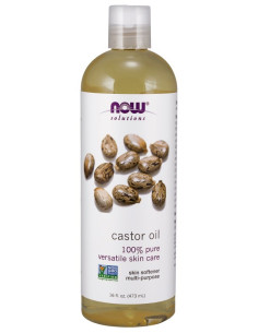 Castor Oil, 100% Pure - 473 ml. | NOW Foods