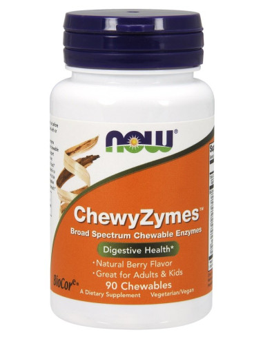 ChewyZymes - 90 chewables | NOW Foods