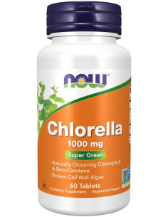 Chlorella, 1000mg - 60 tabs | NOW Foods