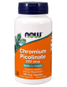 Chromium Picolinate, 200mcg - 100 vcaps | NOW Foods
