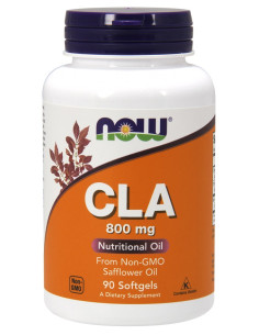 CLA, 800mg - 90 softgels | NOW Foods