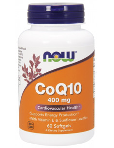 CoQ10 with Lecithin & Vitamin E, 400mg - 60 softgels |...
