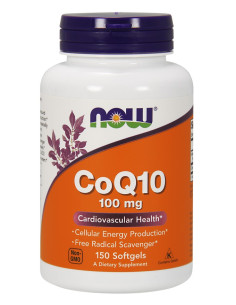 CoQ10, 100mg - 150 softgels | NOW Foods