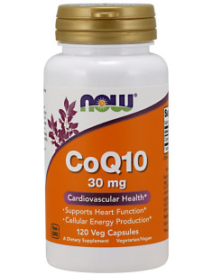 CoQ10, 30mg - 120 vcaps | NOW Foods