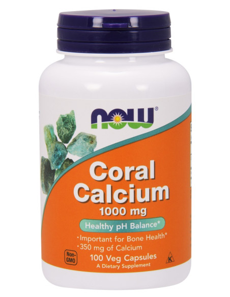 Coral Calcium, 1000mg - 100 vcaps | NOW Foods