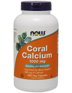 Coral Calcium, 1000mg - 250 vcaps | NOW Foods