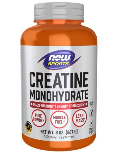 Creatine Monohydrate, Pure Powder - 227g | NOW...