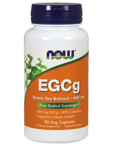EGCg Green Tea Extract, 400mg - 90 vcaps | NOW...
