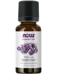 Essential Oil, Lavender Oil 100% Pure - 10 ml. | NOW Foods