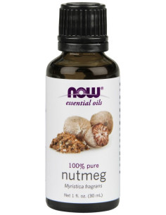 Essential Oil, Nutmeg Oil - 30 ml. | NOW Foods