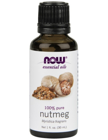 Essential Oil, Nutmeg Oil - 30 ml. | NOW Foods