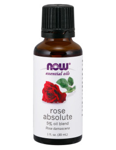 Essential Oil, Rose Absolute Oil - 30 ml. | NOW Foods