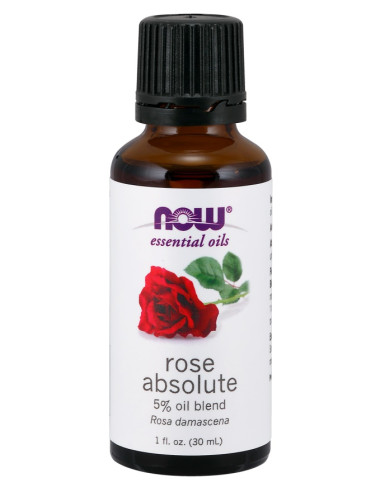 Essential Oil, Rose Absolute Oil - 30 ml. | NOW...