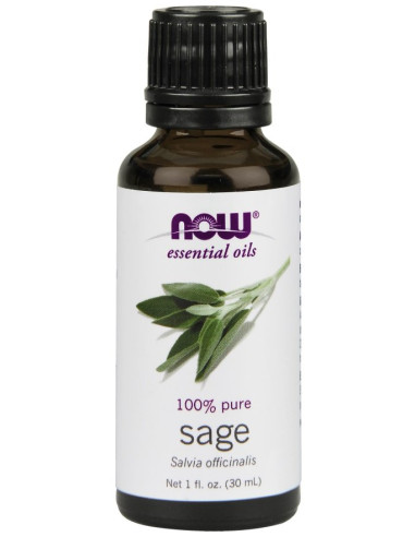 Essential Oil, Sage Oil - 30 ml. | NOW Foods