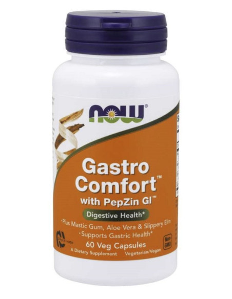 Gastro Comfort with PepZin GI - 60 vcaps | NOW Foods