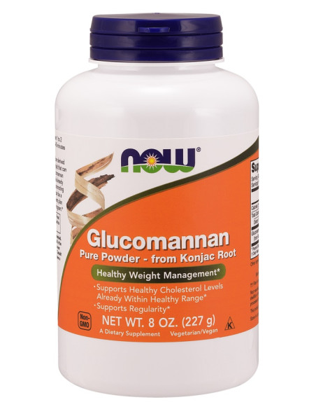 Glucomannan from Konjac Root, Pure Powder - 227g | NOW Foods