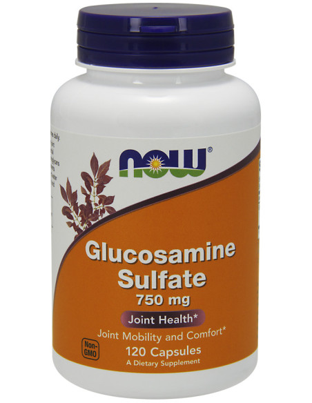Glucosamine Sulfate, 750mg - 120 caps | NOW Foods