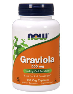 Graviola, 500mg - 100 vcaps | NOW Foods