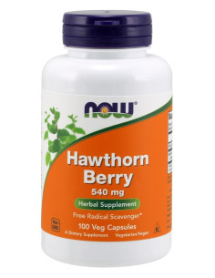 Hawthorn Berry, 540mg - 100 vcaps | NOW Foods