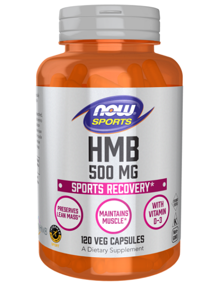 HMB, 500mg - 120 vcaps | NOW Foods