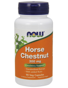 Horse Chestnut, 300mg - 90 vcaps | NOW Foods