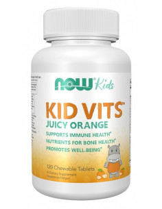 Kid Vits, Juicy Orange - 120 chewables | NOW Foods
