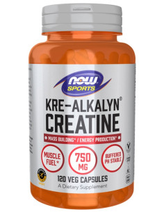 Kre-Alkalyn Creatine - 120 vcaps | NOW Foods