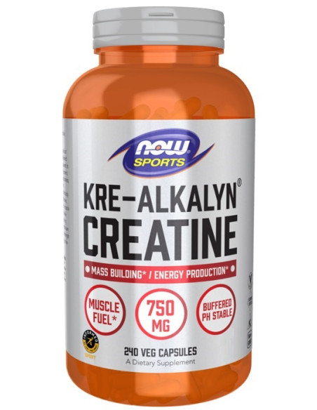 Kre-Alkalyn Creatine - 240 vcaps | NOW Foods