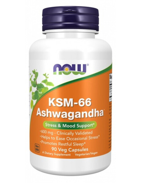 KSM-66 Ashwagandha - 90 vcaps | NOW Foods