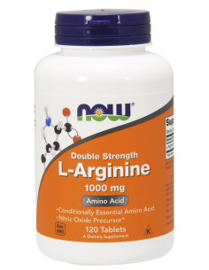 L-Arginine, 1000mg - 120 tablets | NOW Foods