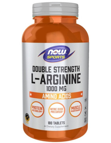 L-Arginine, 1000mg - 180 tablets | NOW Foods