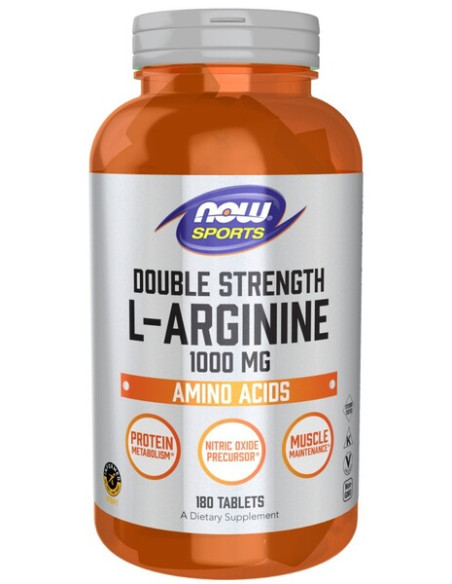 L-Arginine, 1000mg - 180 tablets | NOW Foods