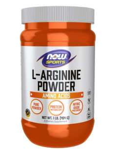 L-Arginine, Powder - 454g | NOW Foods