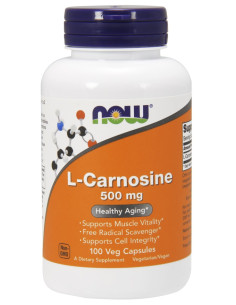 L-Carnosine, 500mg - 100 vcaps | NOW Foods
