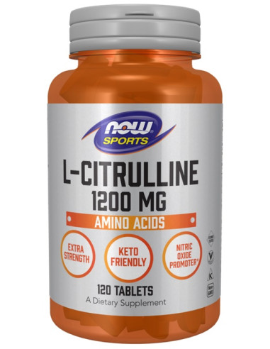 L-Citrulline, 1200mg Extra Strength - 120 tabs...